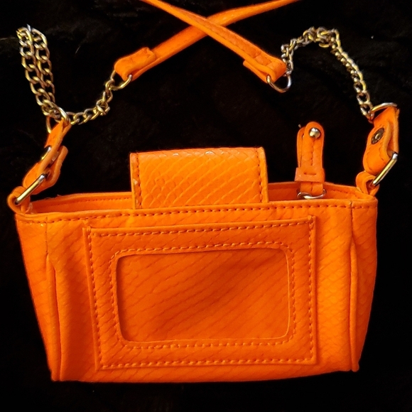 Nine West Neon Orange Festival Micro Bag - Picture 10 of 16